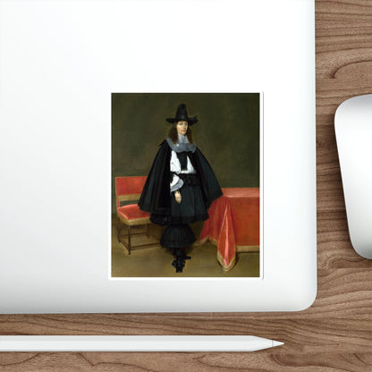 BORCH, Gerard ter - Portrait of a Young Man (Artwork) STICKER Vinyl Die-Cut Decal-The Sticker Space