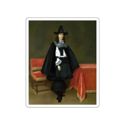 BORCH, Gerard ter - Portrait of a Young Man (Artwork) STICKER Vinyl Die-Cut Decal - The Sticker Space