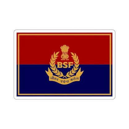 Border Security Force Flag (India) STICKER Vinyl Die-Cut Decal 3 Inch - The Sticker Space