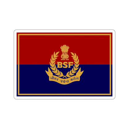 Border Security Force Flag (India) STICKER Vinyl Die-Cut Decal-5 Inch-The Sticker Space