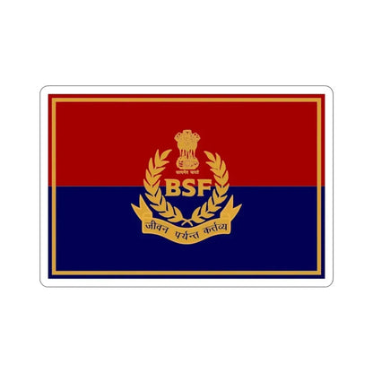 Border Security Force Flag (India) STICKER Vinyl Die-Cut Decal 6 Inch - The Sticker Space