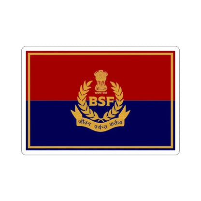 Border Security Force Flag (India) STICKER Vinyl Die-Cut Decal - The Sticker Space