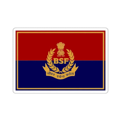 Border Security Force Flag (India) STICKER Vinyl Die-Cut Decal - The Sticker Space