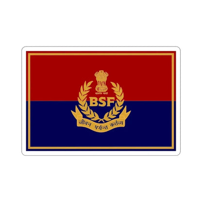 Border Security Force Flag (India) STICKER Vinyl Die-Cut Decal - The Sticker Space
