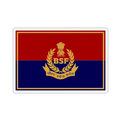 Border Security Force Flag (India) STICKER Vinyl Die-Cut Decal - The Sticker Space