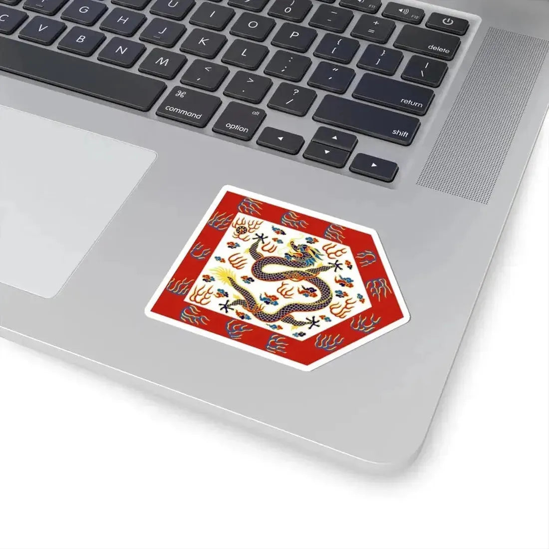 Bordered White Banner (China) STICKER Vinyl Kiss-Cut Decal - The Sticker Space