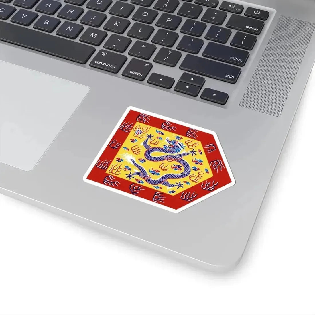 Bordered Yellow Banner (China) STICKER Vinyl Kiss-Cut Decal - The Sticker Space