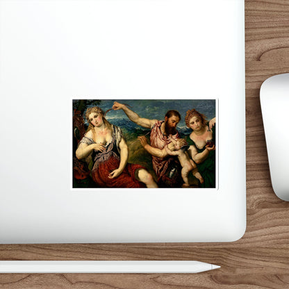 BORDONE, Paris - Allegory with the love of Mars and Venus (Artwork) STICKER Vinyl Die-Cut Decal-The Sticker Space