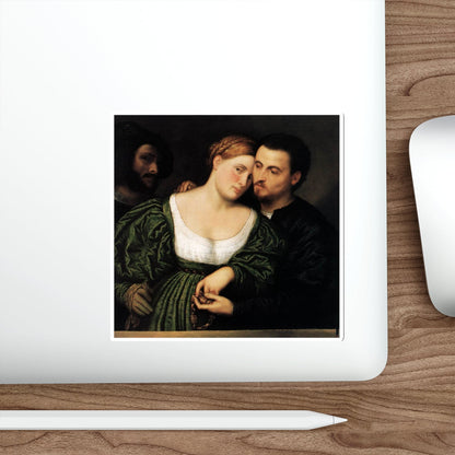 BORDONE, Paris - The Venetian Lovers (Artwork) STICKER Vinyl Die-Cut Decal-The Sticker Space