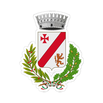 Boretto-Stemma (Italy) (Coat of Arms) STICKER Vinyl Kiss-Cut Decal 6 Inch White - The Sticker Space