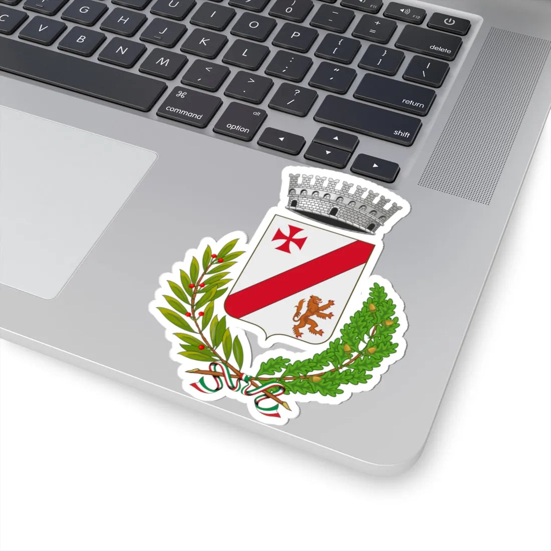 Boretto-Stemma (Italy) (Coat of Arms) STICKER Vinyl Kiss-Cut Decal - The Sticker Space