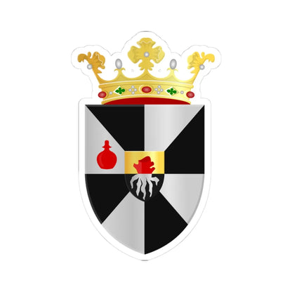 Borger wapen (Netherlands) (Coat of Arms) STICKER Vinyl Kiss-Cut Decal 3 Inch White - The Sticker Space