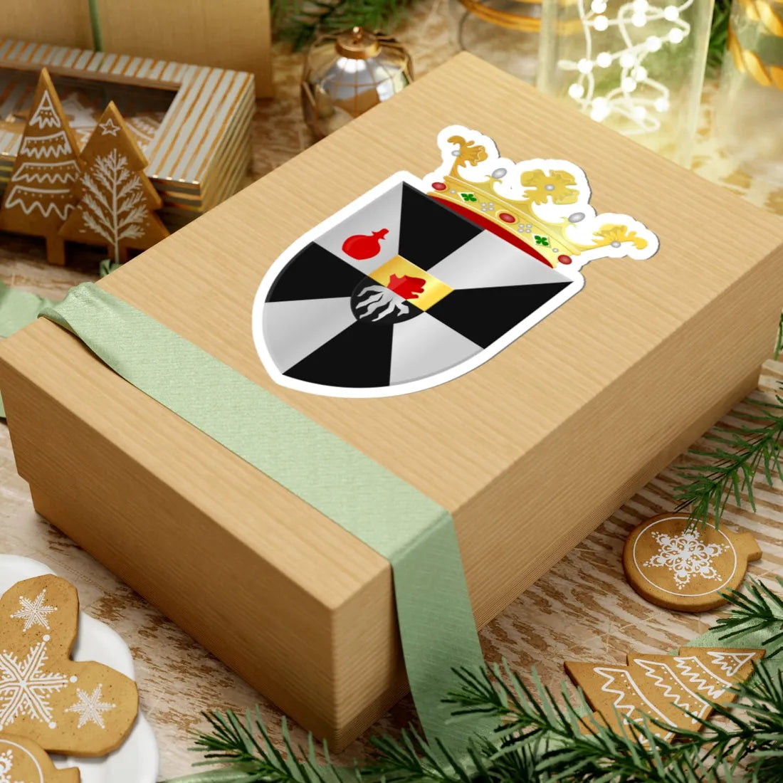 Borger wapen (Netherlands) (Coat of Arms) STICKER Vinyl Kiss-Cut Decal - The Sticker Space