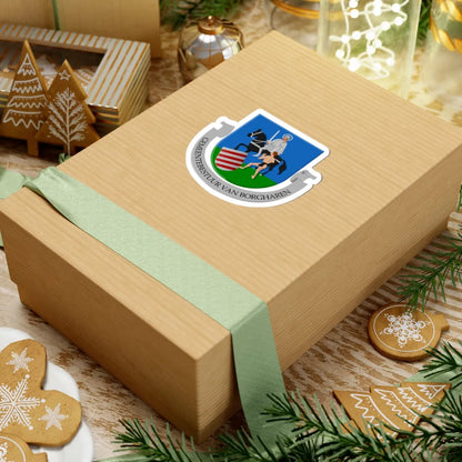 Borgharen wapen (Netherlands) (Coat of Arms) STICKER Vinyl Kiss-Cut Decal - The Sticker Space