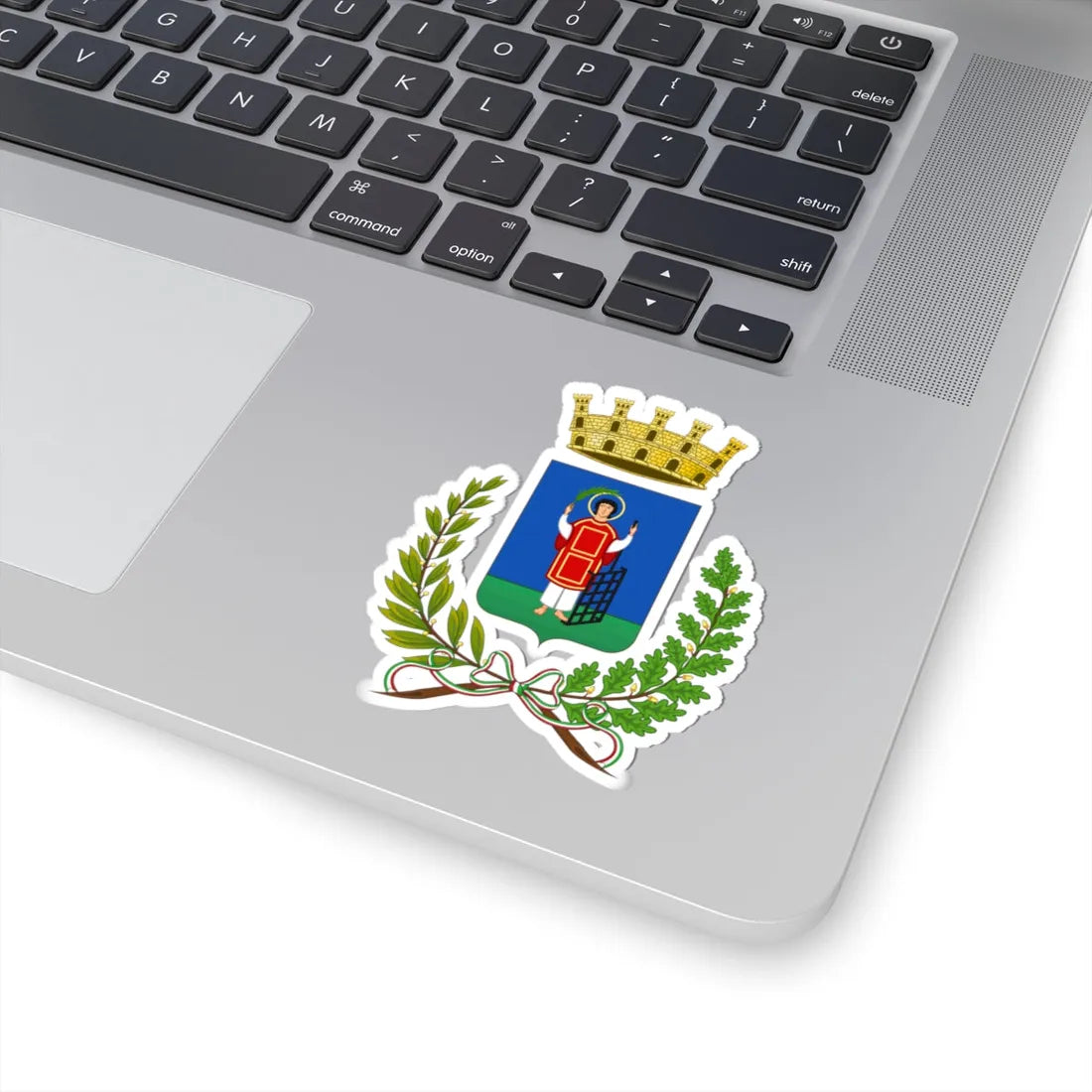 Borgo San Lorenzo-Stemma (Italy) (Coat of Arms) STICKER Vinyl Kiss-Cut Decal - The Sticker Space