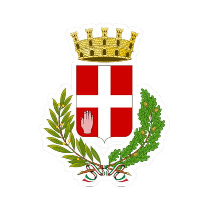 Borgomanero-Stemma (Italy) (Coat of Arms) STICKER Vinyl Kiss-Cut Decal 2 Inch White - The Sticker Space