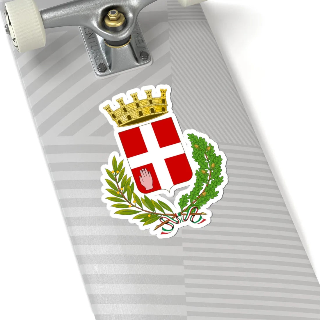 Borgomanero-Stemma (Italy) (Coat of Arms) STICKER Vinyl Kiss-Cut Decal - The Sticker Space