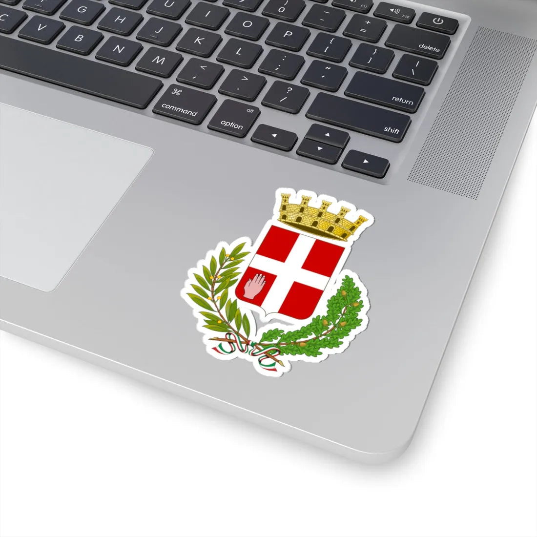 Borgomanero-Stemma (Italy) (Coat of Arms) STICKER Vinyl Kiss-Cut Decal - The Sticker Space