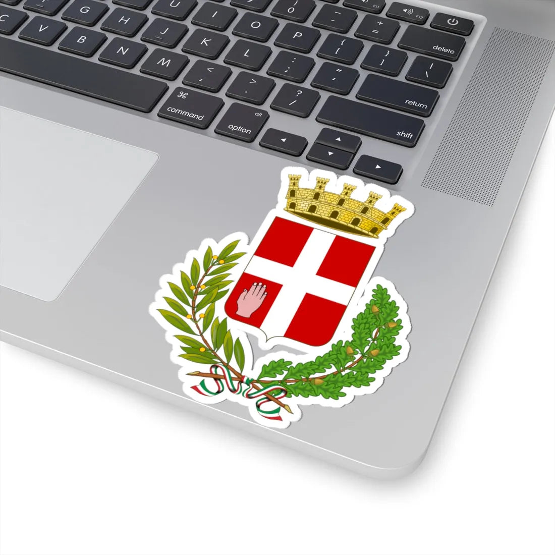 Borgomanero-Stemma (Italy) (Coat of Arms) STICKER Vinyl Kiss-Cut Decal - The Sticker Space