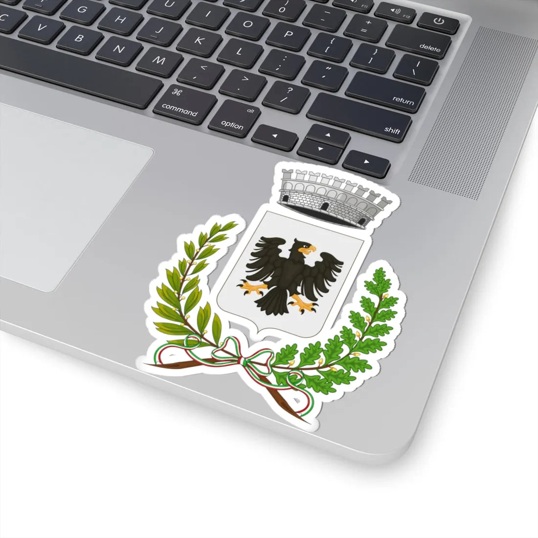 Borgomaro-Stemma (Italy) (Coat of Arms) STICKER Vinyl Kiss-Cut Decal - The Sticker Space