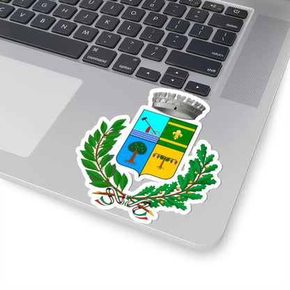Borgomezzavalle-Stemma (Italy) (Coat of Arms) STICKER Vinyl Kiss-Cut Decal - The Sticker Space
