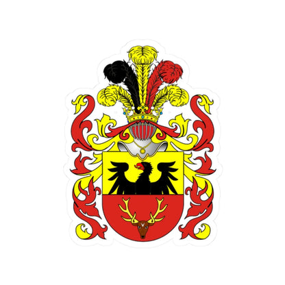 Borkiewicz POL COA (Poland) (Coat of Arms) STICKER Vinyl Kiss-Cut Decal 2 Inch White - The Sticker Space