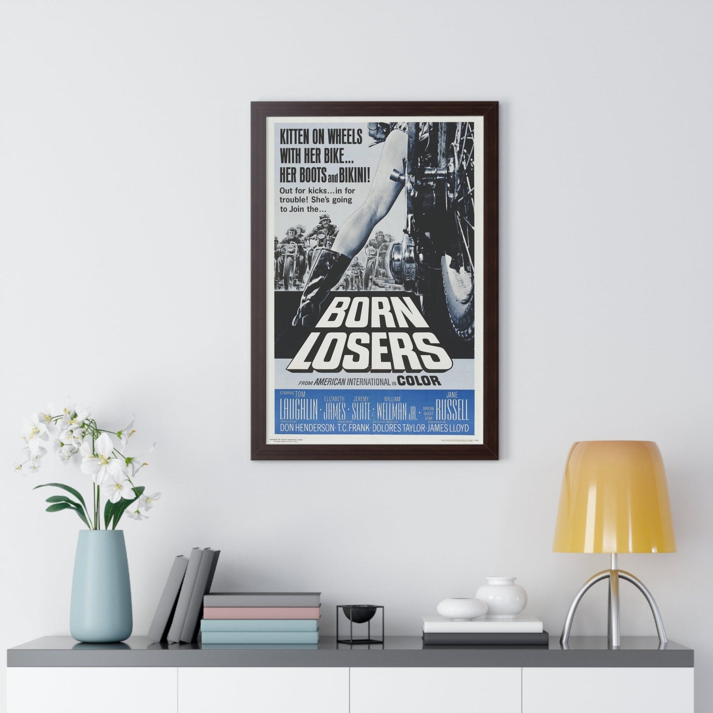 BORN LOSERS 1967 - Framed Movie Poster-The Sticker Space