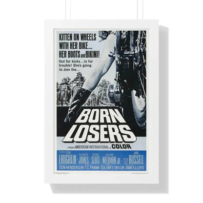 BORN LOSERS 1967 - Framed Movie Poster 16″ x 24″ White - The Sticker Space