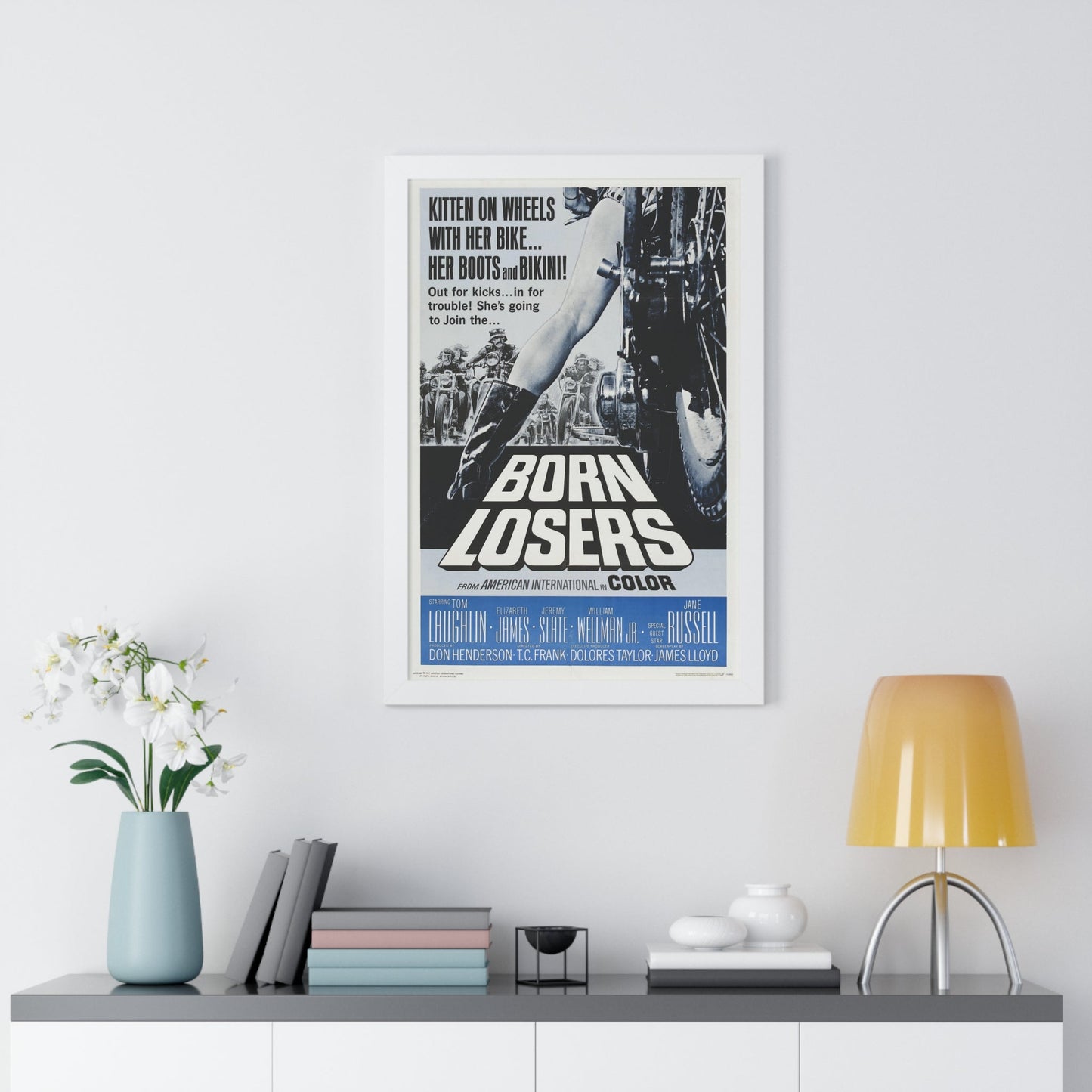 BORN LOSERS 1967 - Framed Movie Poster-The Sticker Space