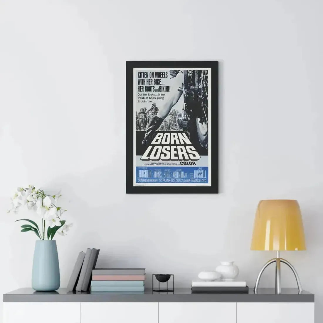 BORN LOSERS 1967 - Framed Movie Poster - The Sticker Space