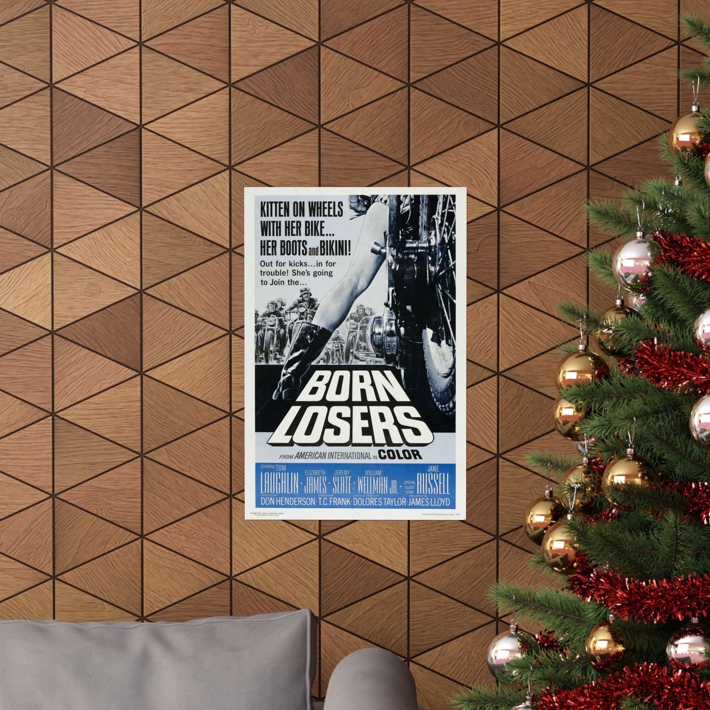 BORN LOSERS 1967 - Paper Movie Poster-The Sticker Space