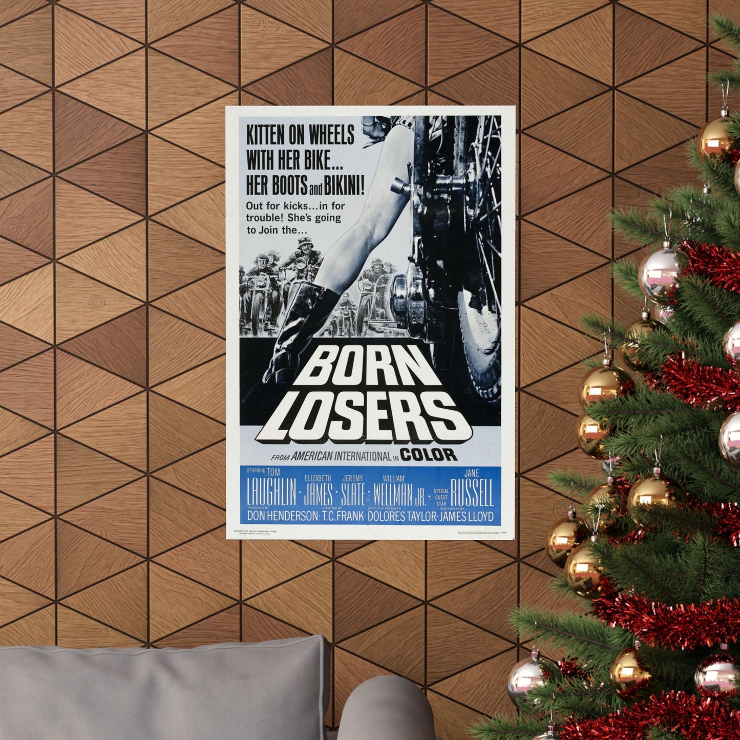 BORN LOSERS 1967 - Paper Movie Poster-The Sticker Space