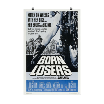 BORN LOSERS 1967 - Paper Movie Poster-16″ x 24″-The Sticker Space