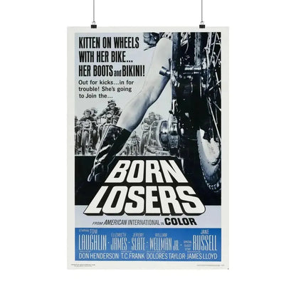 BORN LOSERS 1967 - Paper Movie Poster - The Sticker Space