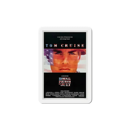Born on the Fourth of July 1989 Movie Poster Refrigerator Magnet 6 Inch - The Sticker Space
