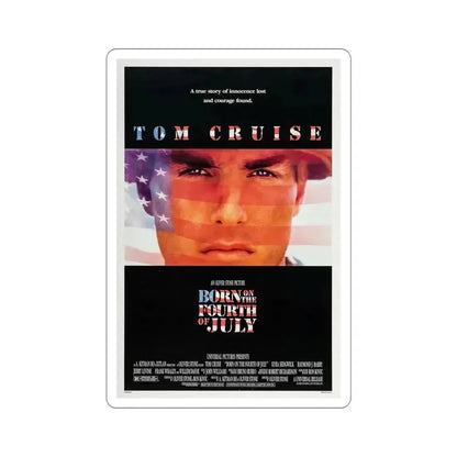 Born on the Fourth of July 1989 Movie Poster STICKER Vinyl Die-Cut Decal 6 Inch - The Sticker Space