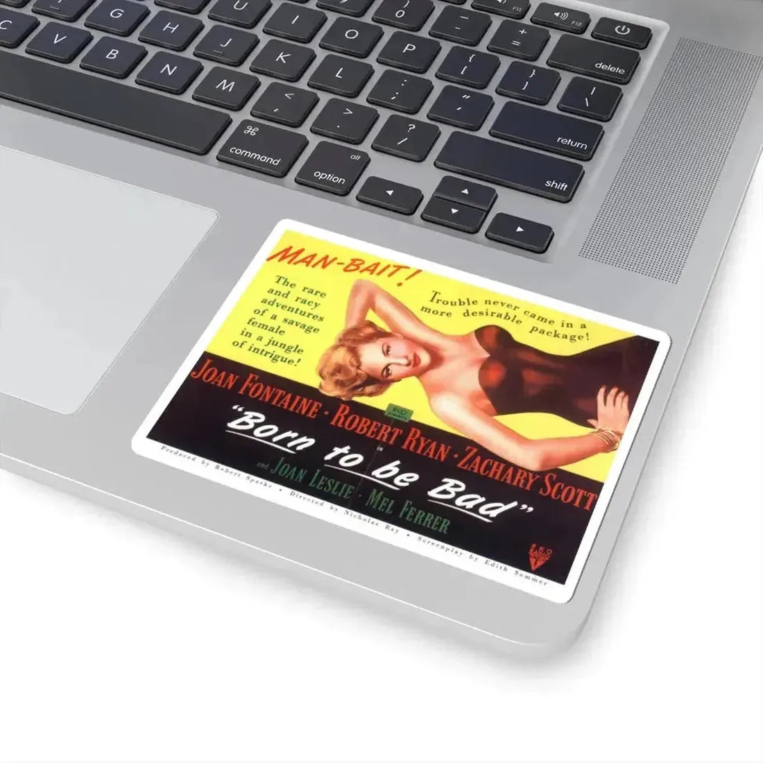 Born to Be Bad 1950 Movie Poster - STICKER Vinyl Kiss-Cut Decal - The Sticker Space