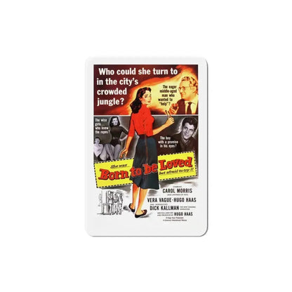 Born to Be Loved 1959 Movie Poster Refrigerator Magnet 4 Inch - The Sticker Space