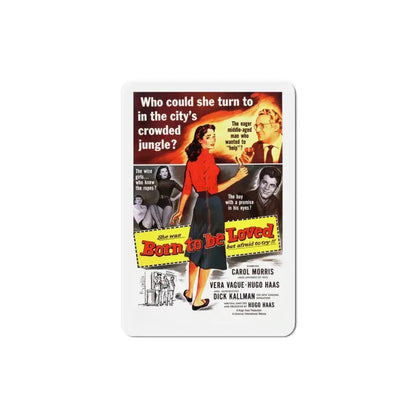 Born to Be Loved 1959 Movie Poster Refrigerator Magnet 4 Inch - The Sticker Space