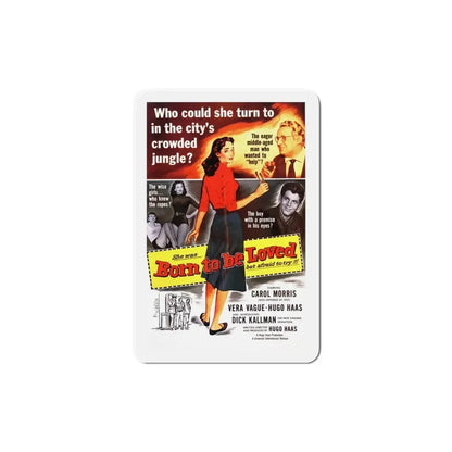 Born to Be Loved 1959 Movie Poster Refrigerator Magnet 5 Inch - The Sticker Space