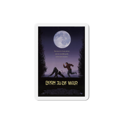 Born To Be Wild 1995 Movie Poster Die-Cut Magnet-3" x 3"-The Sticker Space