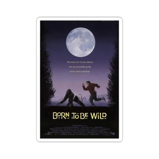 Born To Be Wild 1995 Movie Poster STICKER Vinyl Die-Cut Decal 2 Inch - The Sticker Space