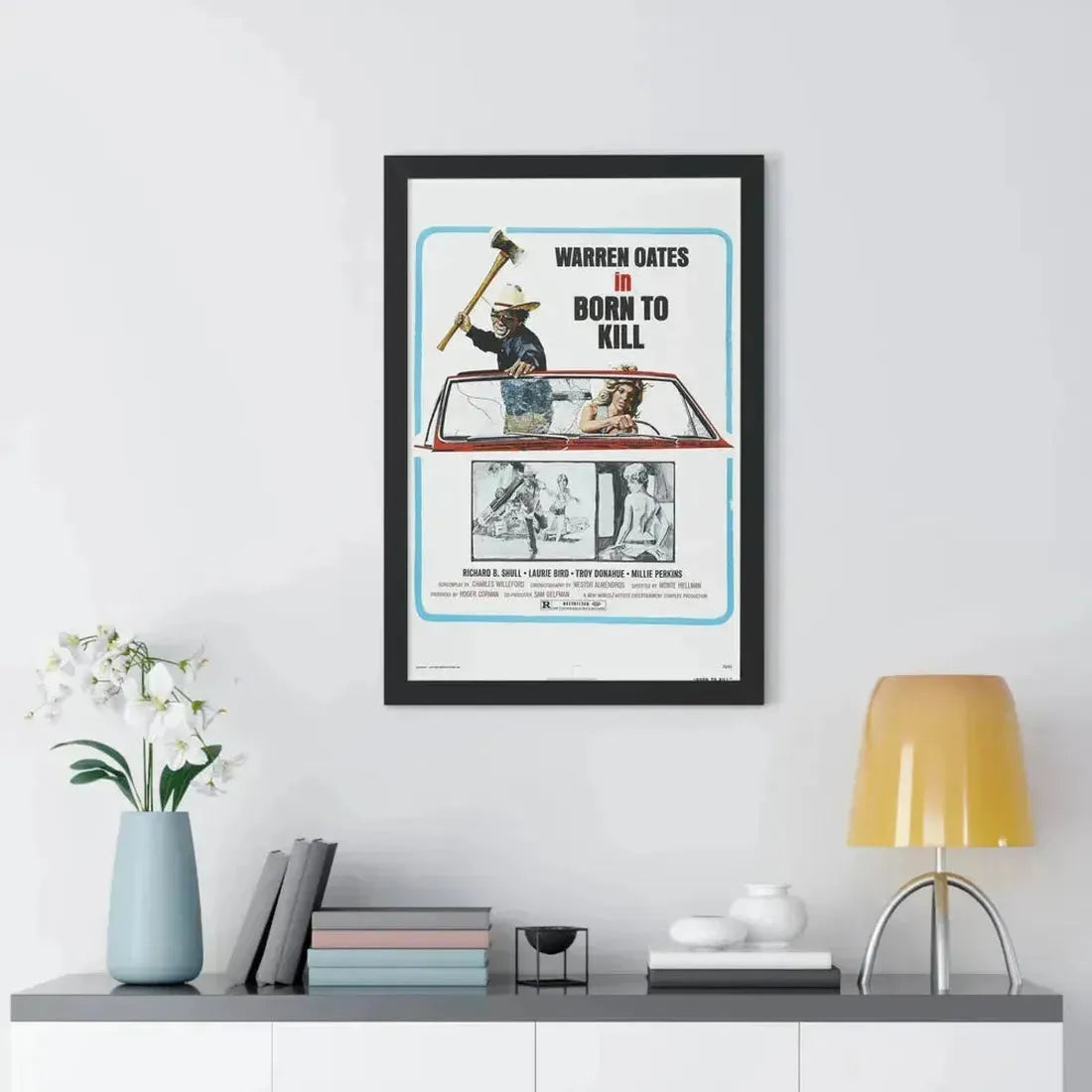 BORN TO KILL 1974 - Framed Movie Poster - The Sticker Space