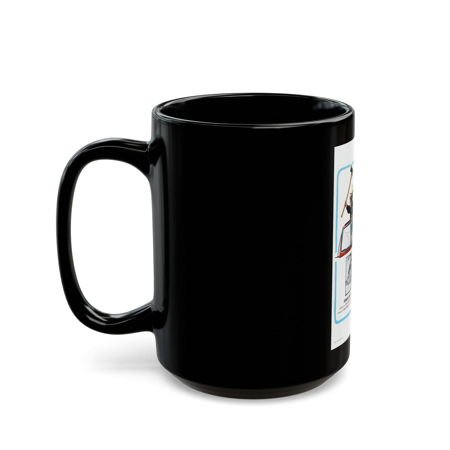 BORN TO KILL 1974 Movie Poster - Black Coffee Mug-The Sticker Space