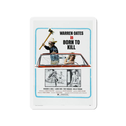 BORN TO KILL 1974 Movie Poster - Die-Cut Magnet-2" x 2"-The Sticker Space