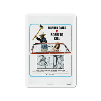 BORN TO KILL 1974 Movie Poster - Refrigerator Magnet 3 Inch - The Sticker Space