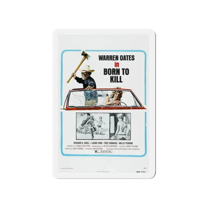BORN TO KILL 1974 Movie Poster - Refrigerator Magnet 4 Inch - The Sticker Space