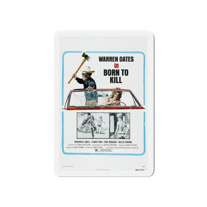 BORN TO KILL 1974 Movie Poster - Refrigerator Magnet - The Sticker Space