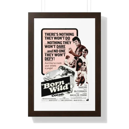 BORN WILD 1968 - Framed Movie Poster - The Sticker Space