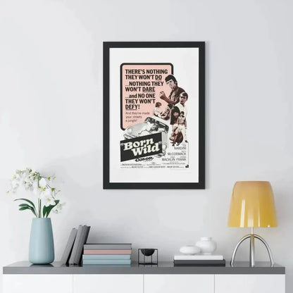 BORN WILD 1968 - Framed Movie Poster - The Sticker Space